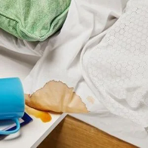 Hướng dẫn cách loại bỏ các vết bẩn trên chăn ga gối đệm