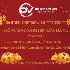 THÔNG BÁO CHUYỂN ĐỊA ĐIỂM CỬA HÀNG
