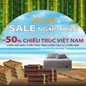 Những loại chiếu nằm cực mát cho mùa hè được ưu chuộng nhất