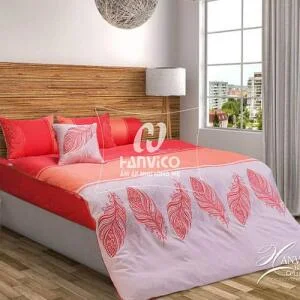Bộ Ga Phủ Blue Sky BS43 (180x200) bo-chan-ga-goi-hanvico-blue-sky-BS43