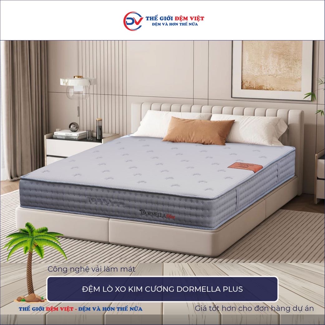  Đệm lò xo Kim Cương Dormella Plus 1-1