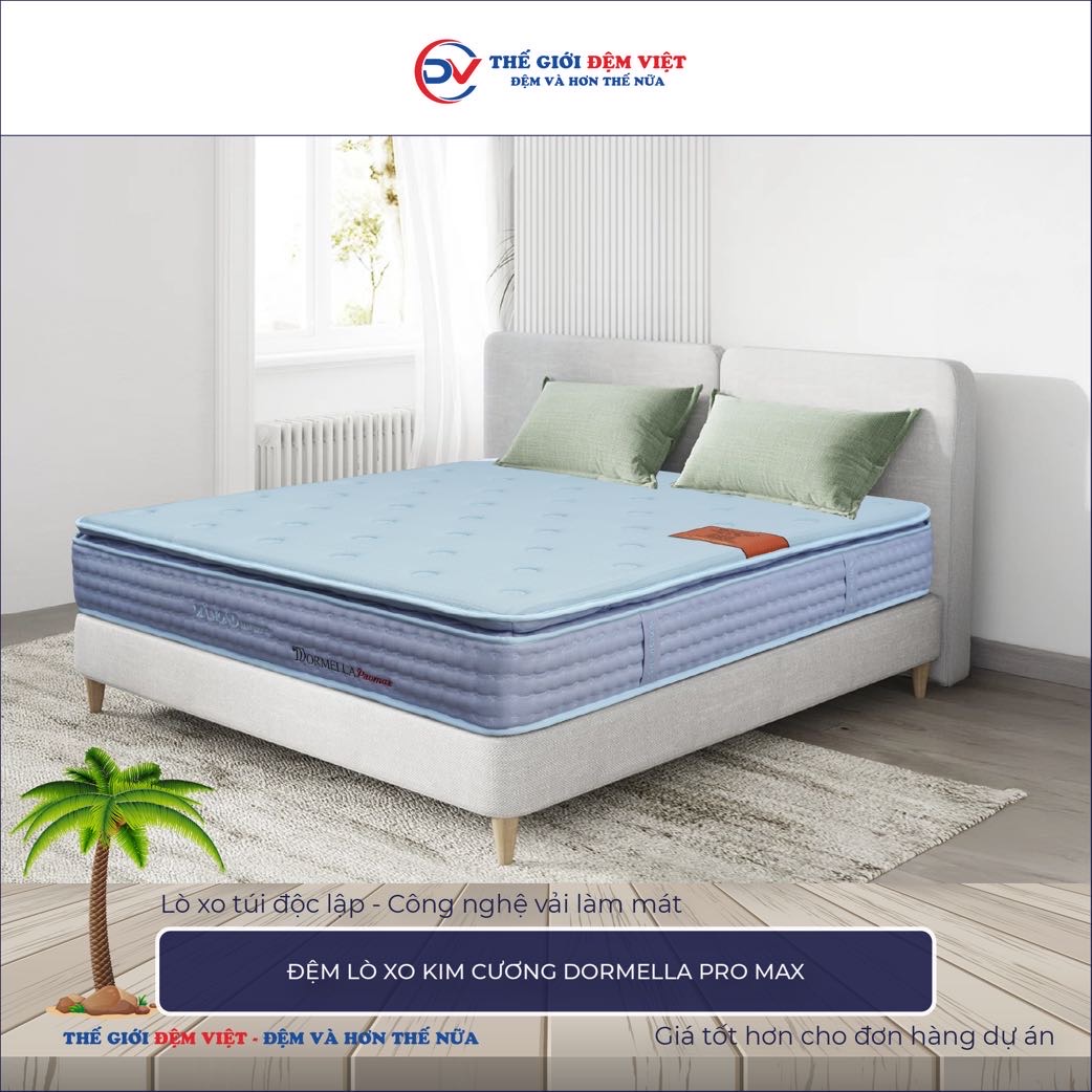  Đệm lò xo Kim Cương Dormella Pro Max 3-1