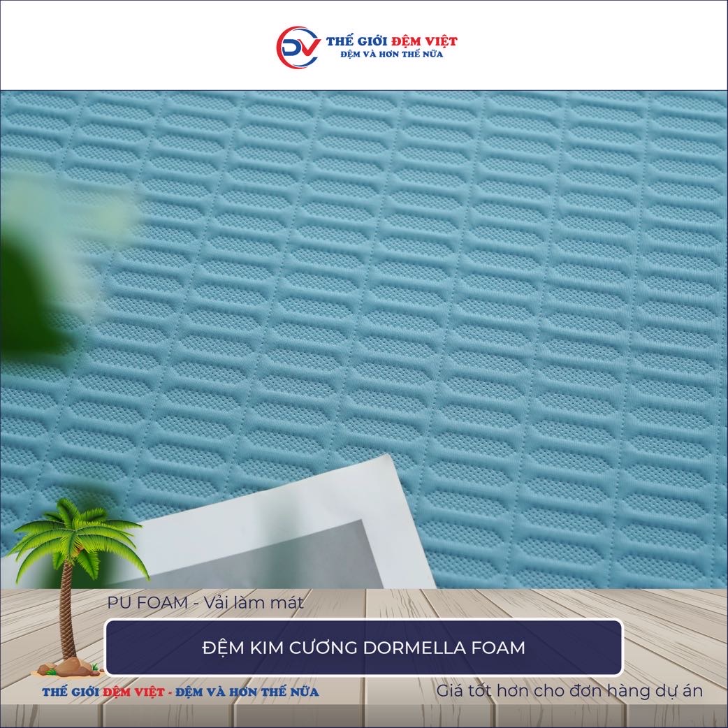 Đệm Kim Cương Dormella Foam 2-3