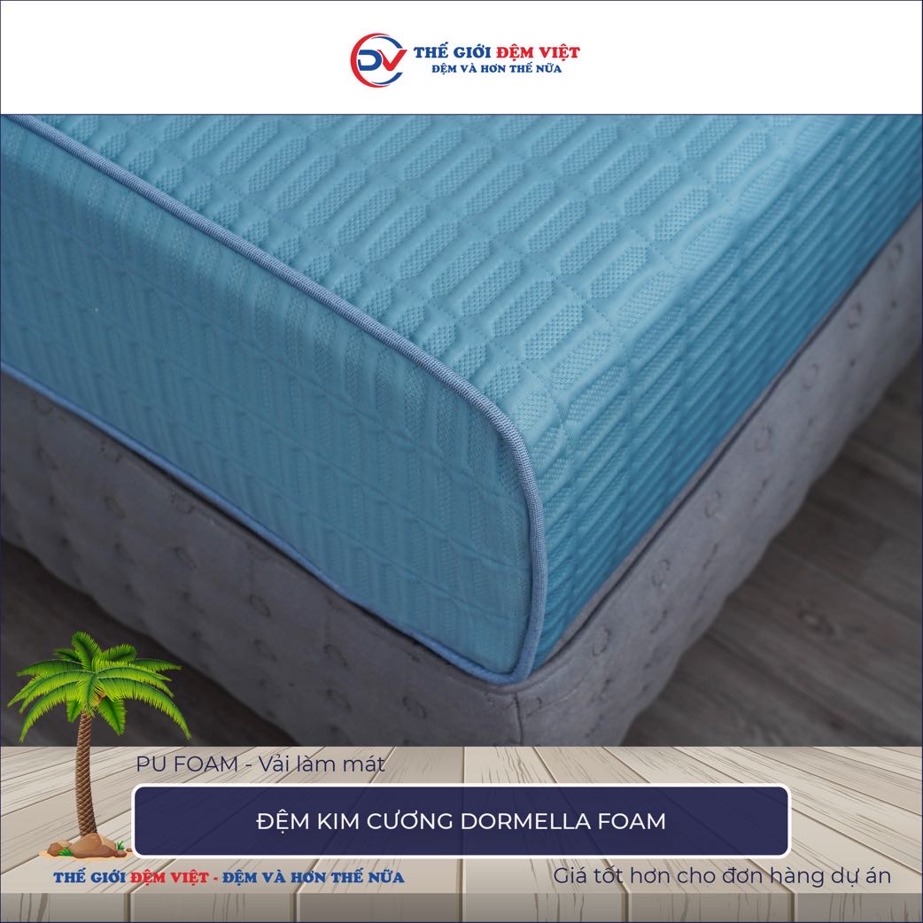Đệm Kim Cương Dormella Foam 3-3