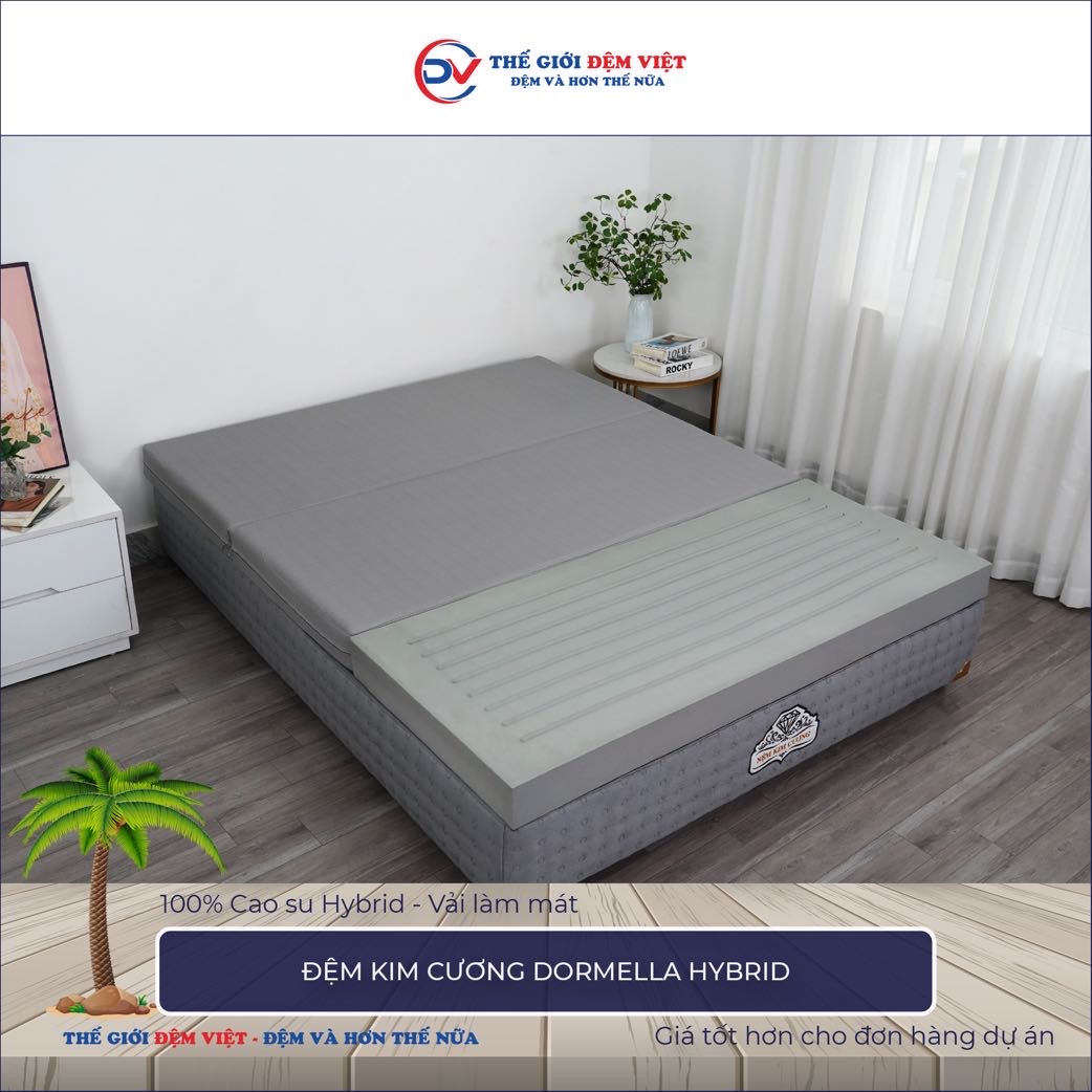 Đệm Kim Cương Dormella Hybrid 4-3