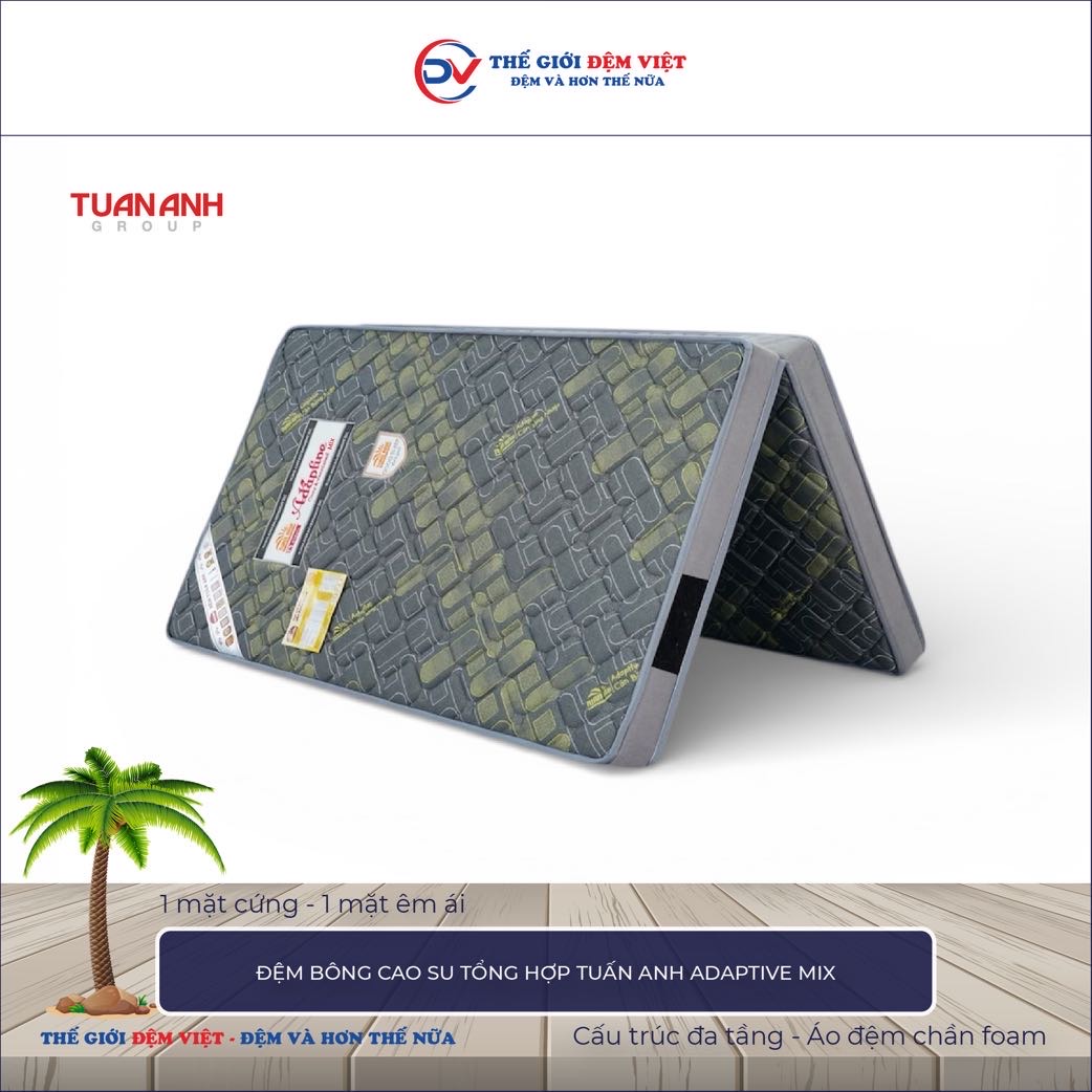 Đệm bông cao su tổng hợp Tuấn Anh Adaptive Mix-1