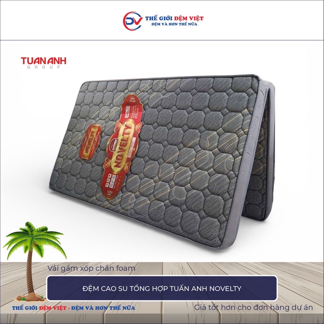 Đệm cao su tổng hợp Tuấn Anh Novelty 2-1