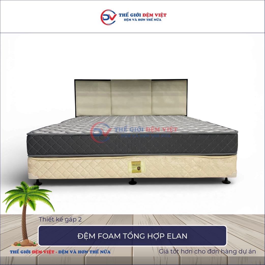 Đệm foam tổng hợp Elan 3-1