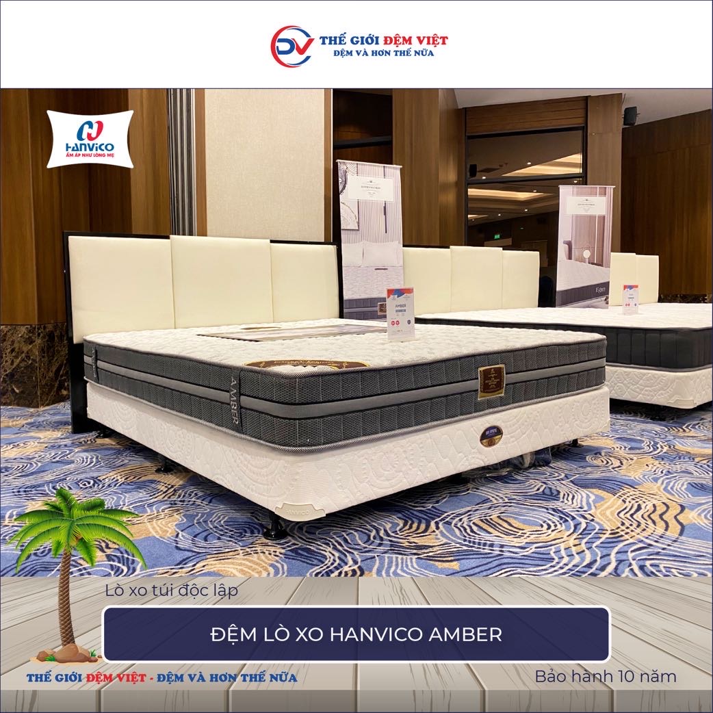 Đệm lò xo Hanvico Amber 8-1