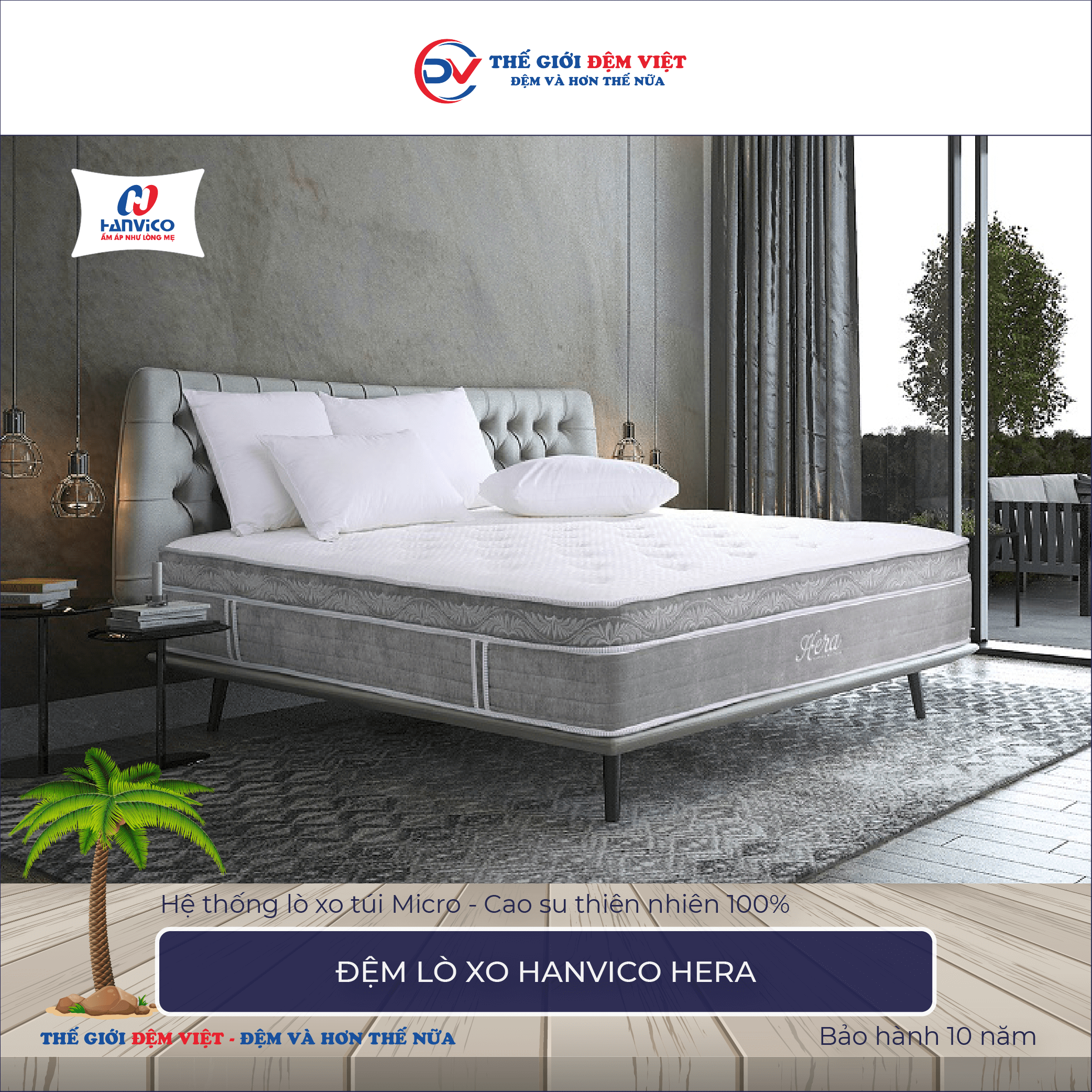 Đệm lò xo Hanvico Hera-1