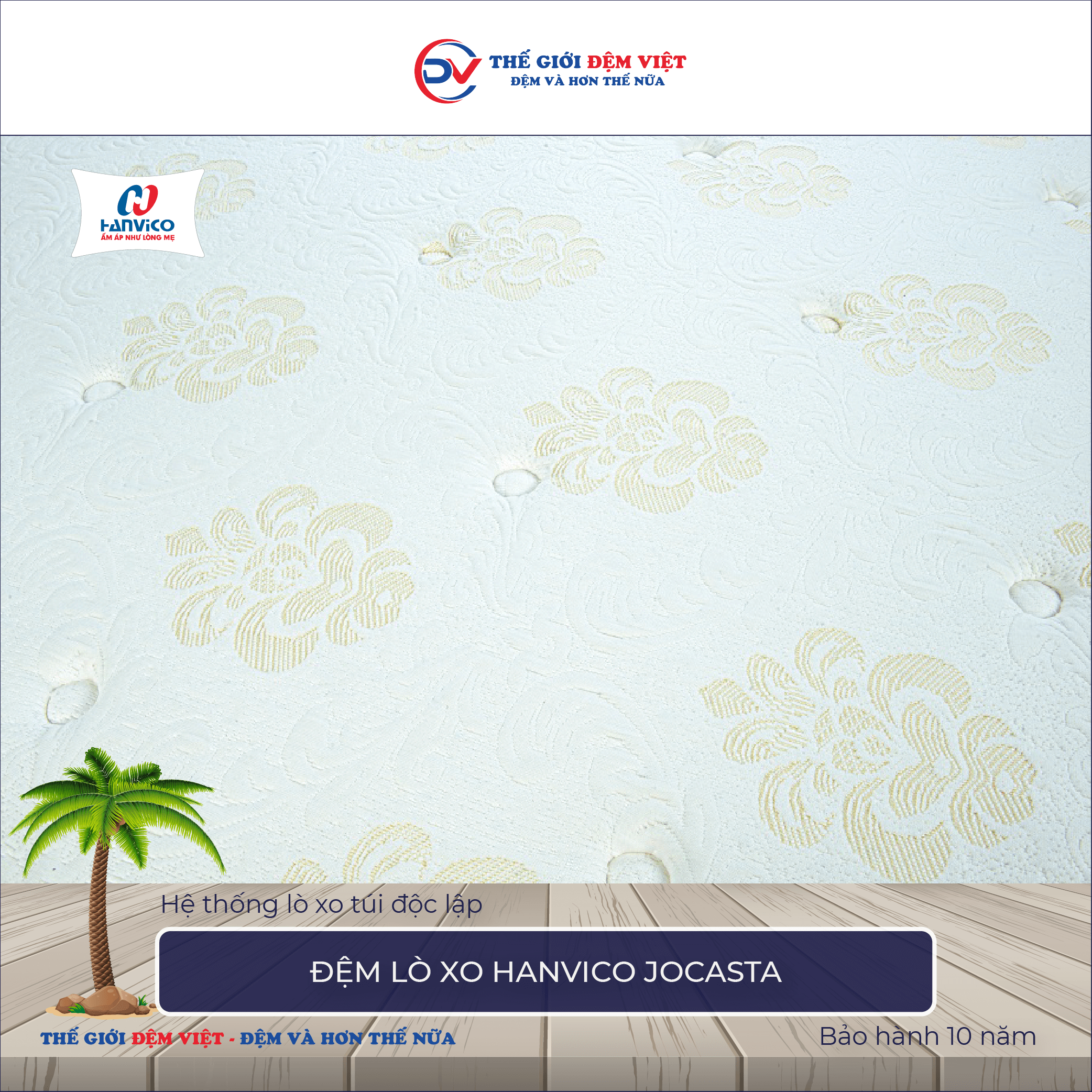 Đệm lò xo Hanvico Jocasta 4