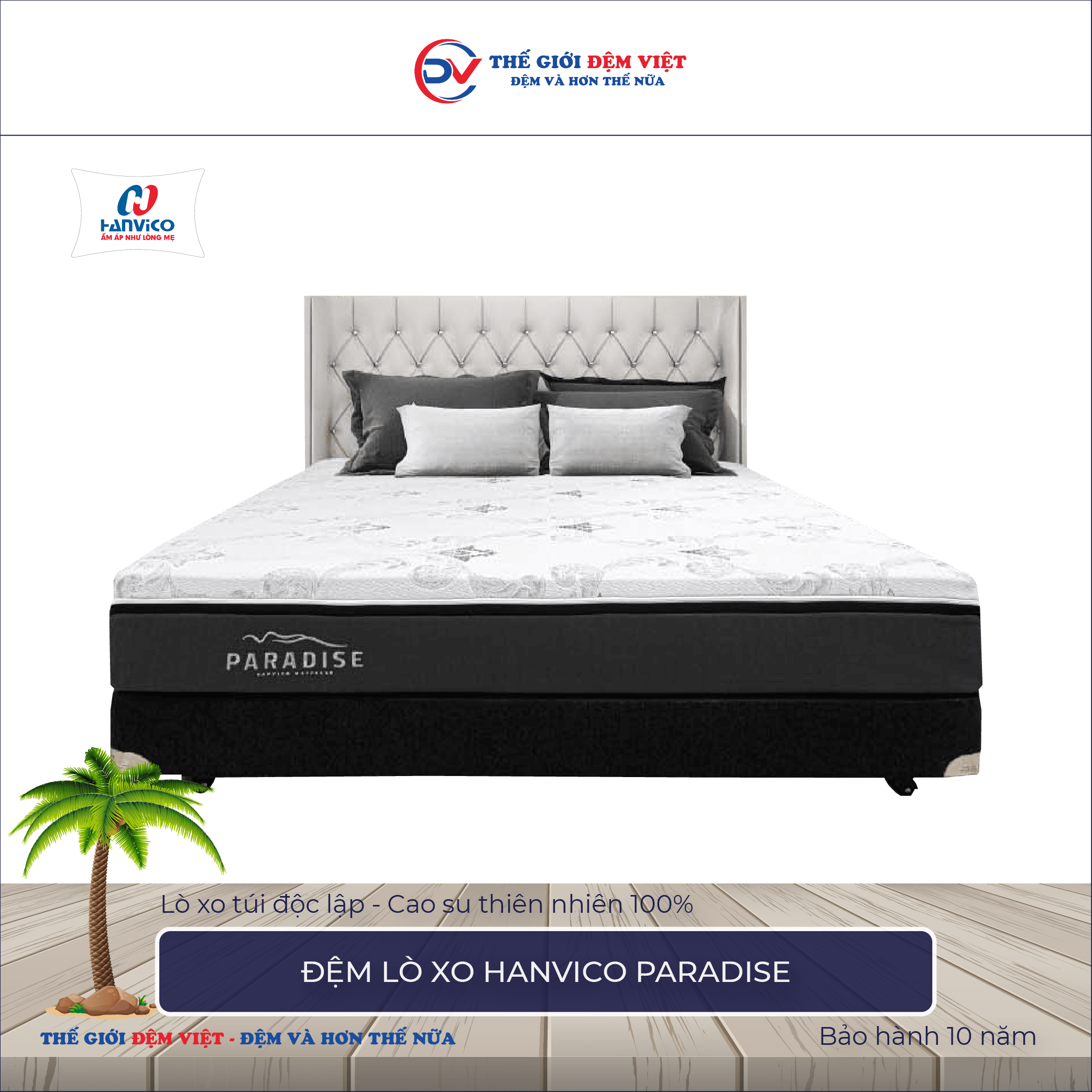 Đệm lò xo Hanvico Paradise-1