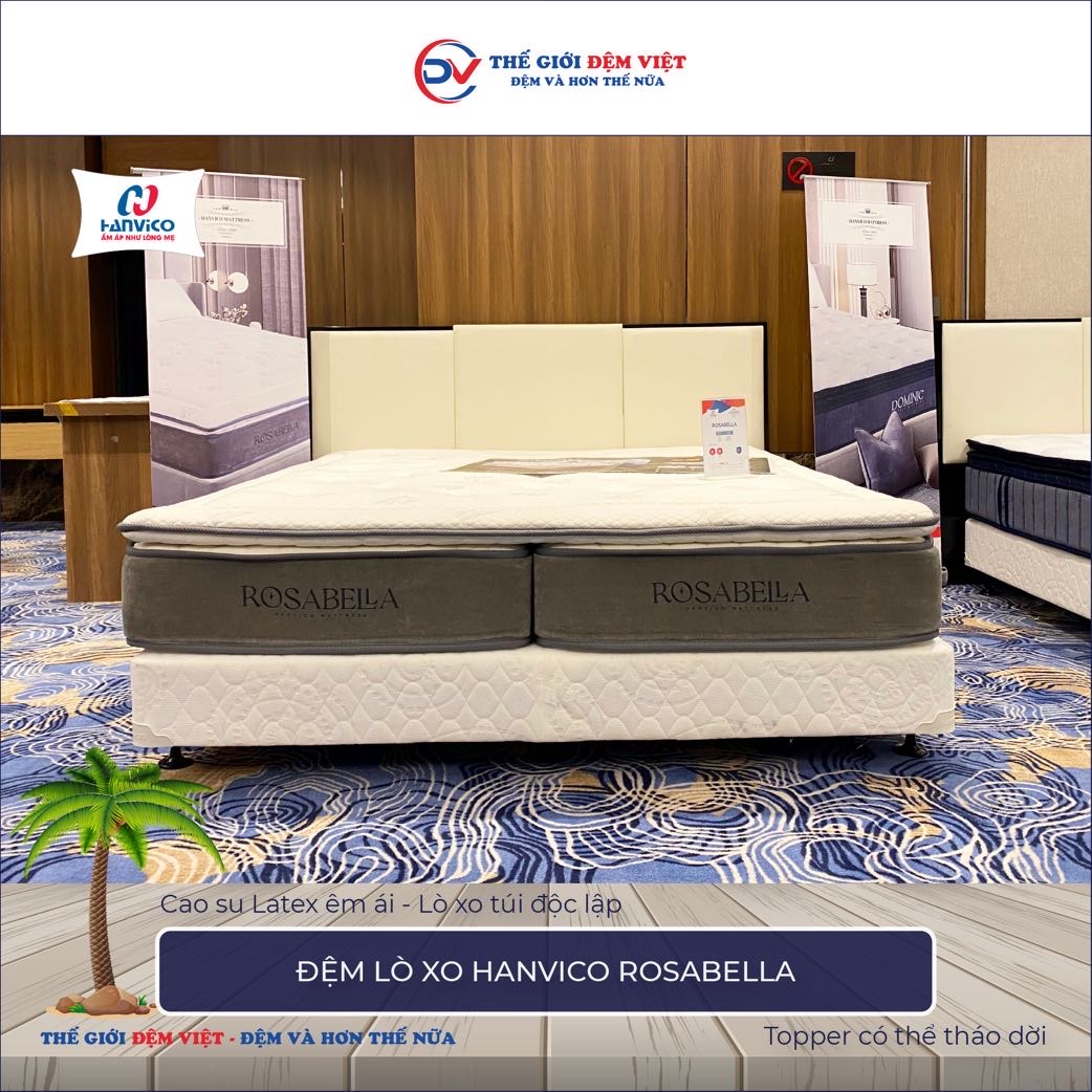 Đệm lò xo Hanvico Rosabella 5-1