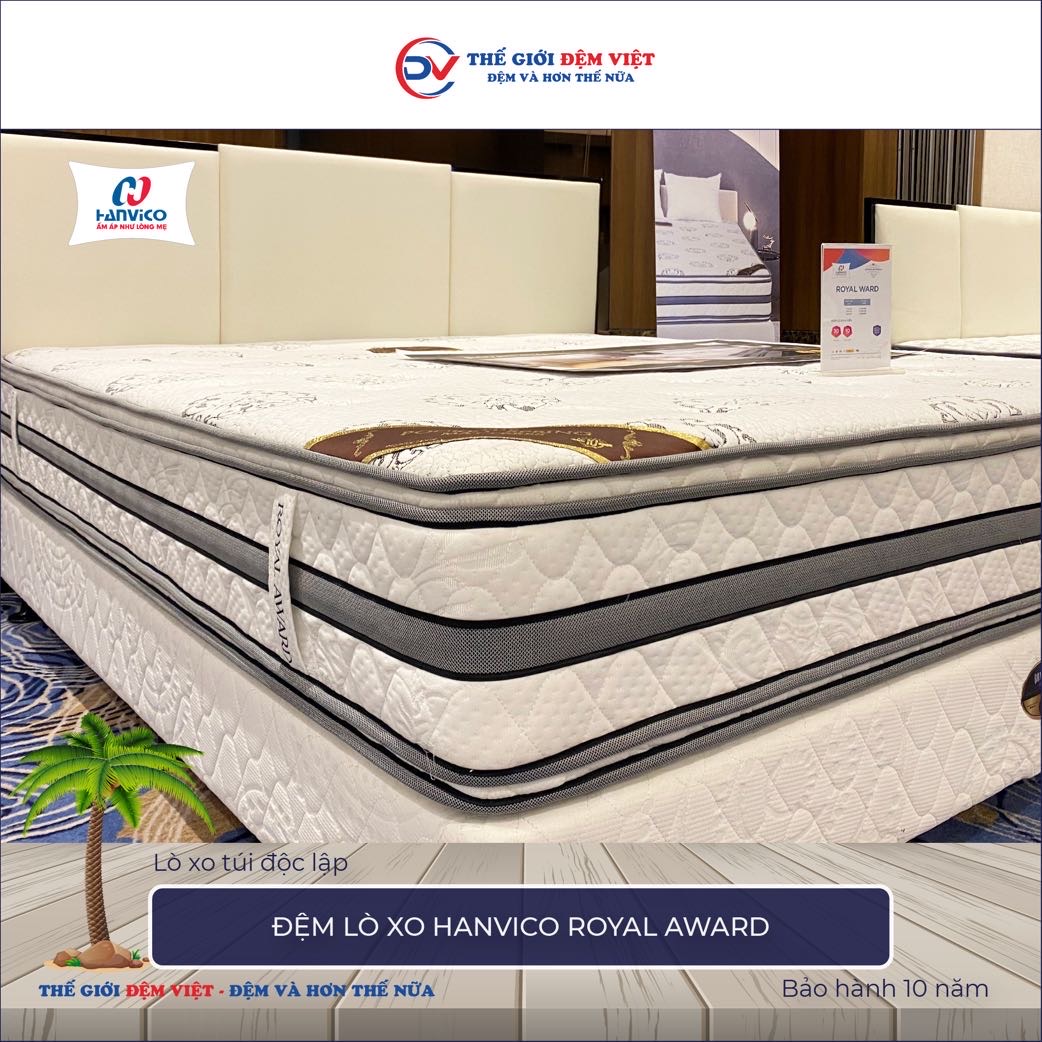 Đệm lò xo Hanvico Royal Award 3-1