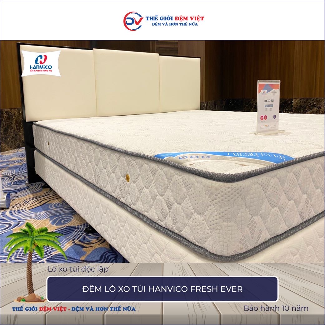 Đệm lò xo túi Hanvico Fresh Ever 3-1