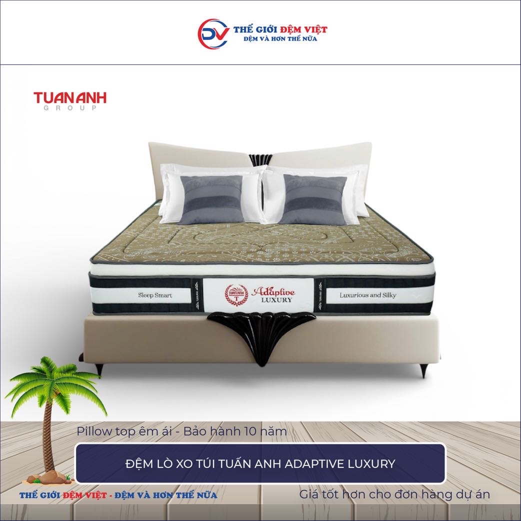 Đệm lò xo túi Tuấn Anh Adaptive Luxury-1