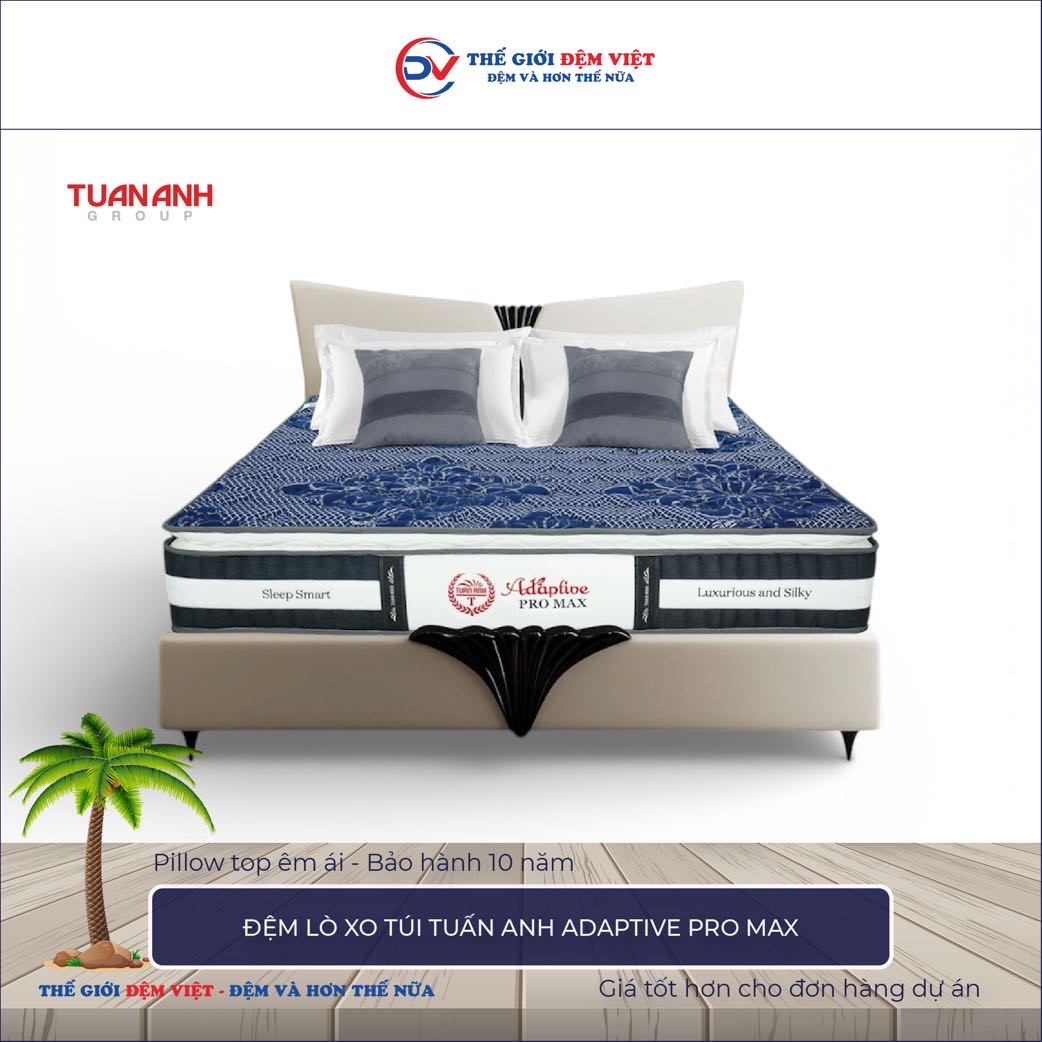 Đệm lò xo túi Tuấn Anh Adaptive Pro Max-1