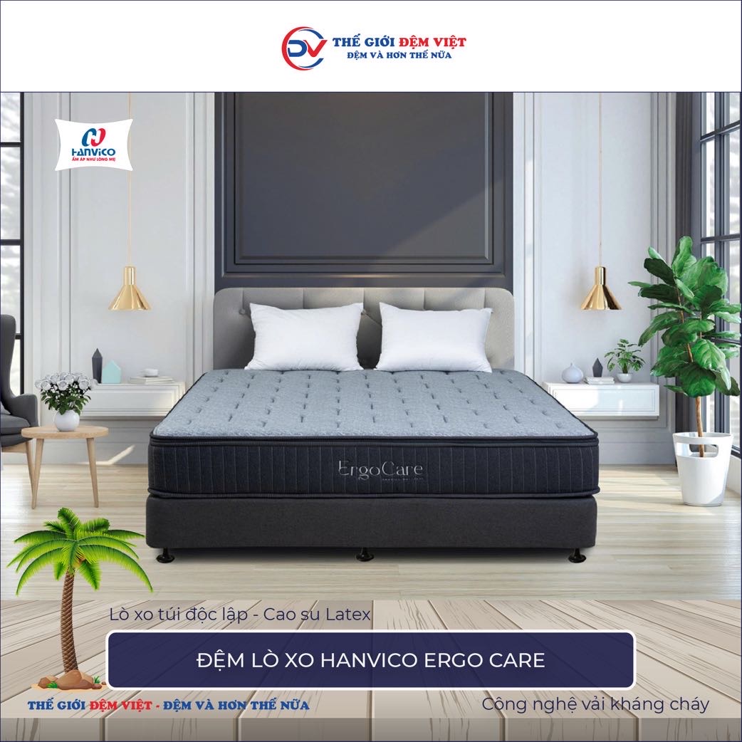 Đệm lò xo túi phân vùng Hanvico Ergo Care 6-1