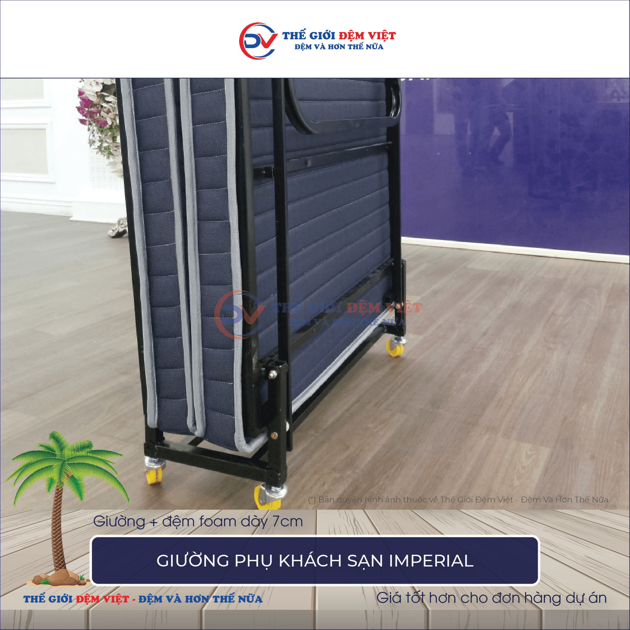 Giường phụ khách sạn imperial