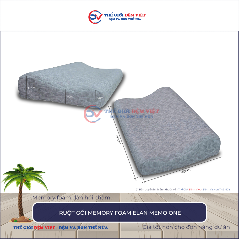 Ruột gối Elan Memo One