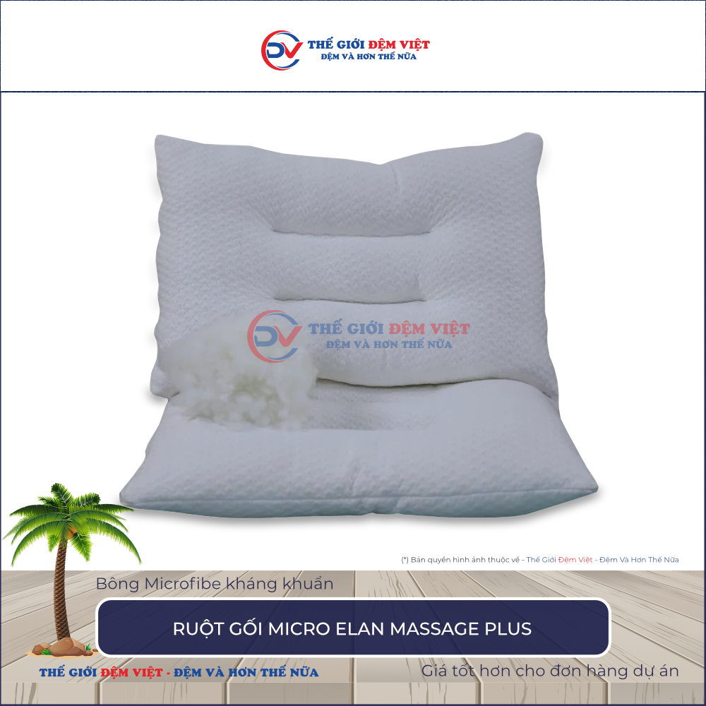 Ruột gối Micro Massage Elan Plus