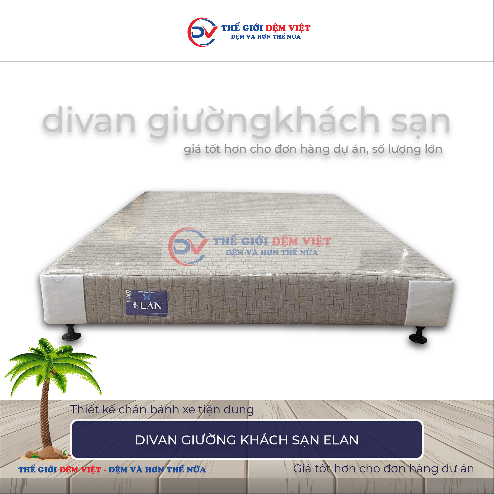 Divan giường khách sạn Elan