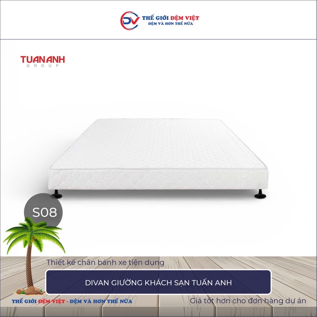 Divan giường khách sạn Tuấn Anh S08-1