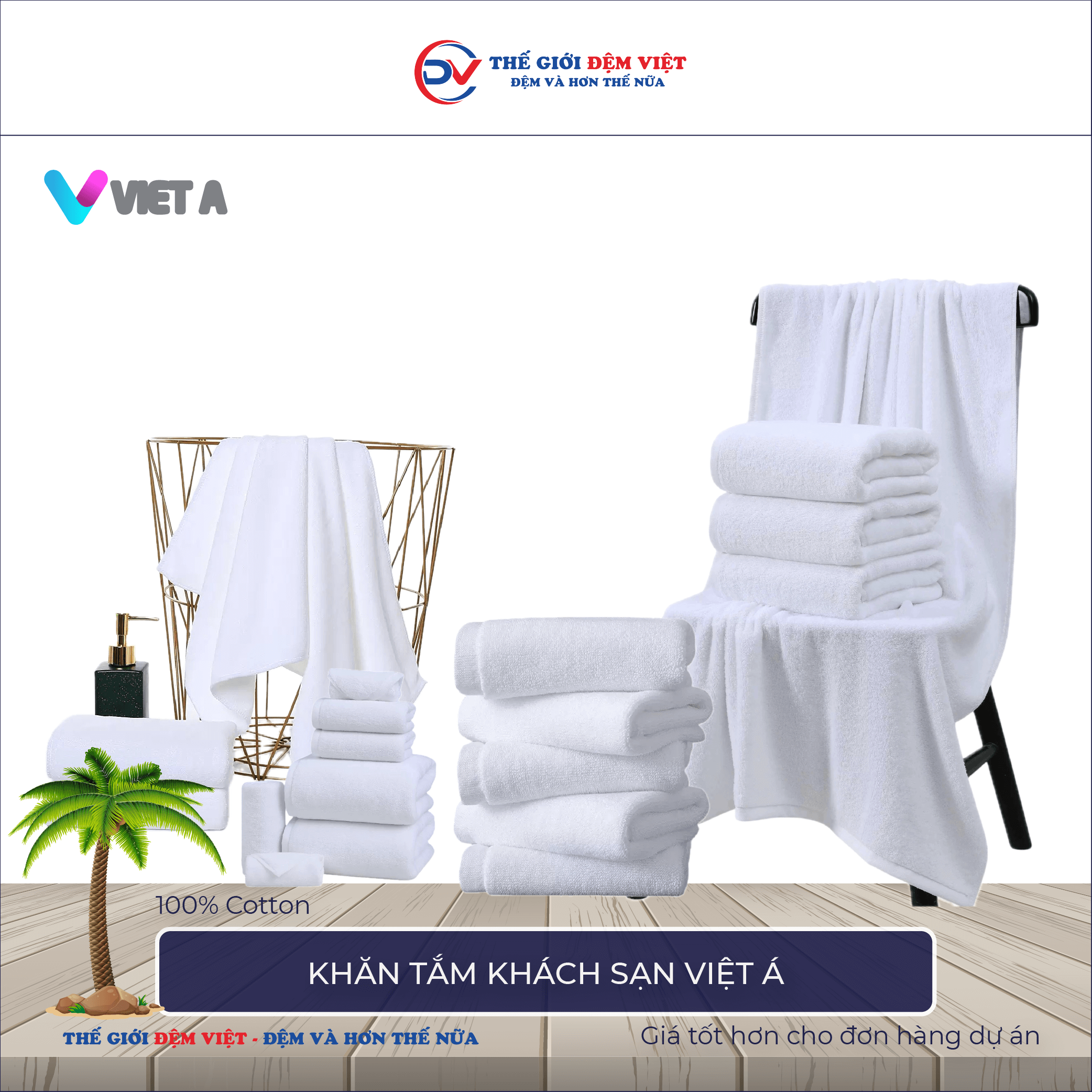 Khăn tắm khách sạn Việt Á 1-1