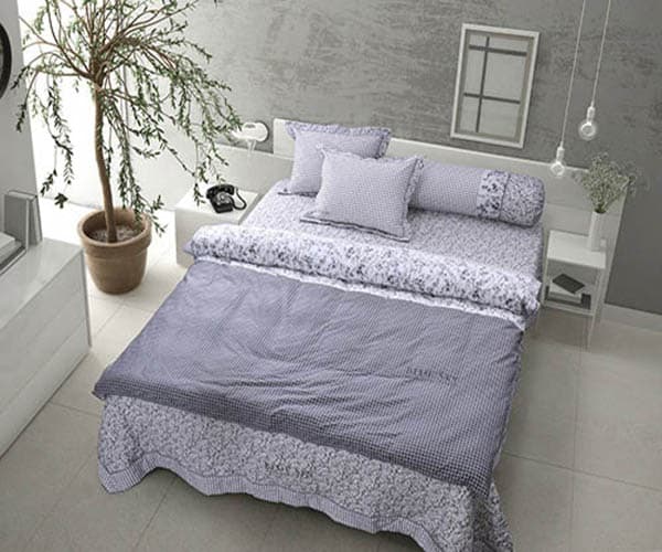 Bộ Chăn Ga Gối Blue Sky Cotton T-DL150