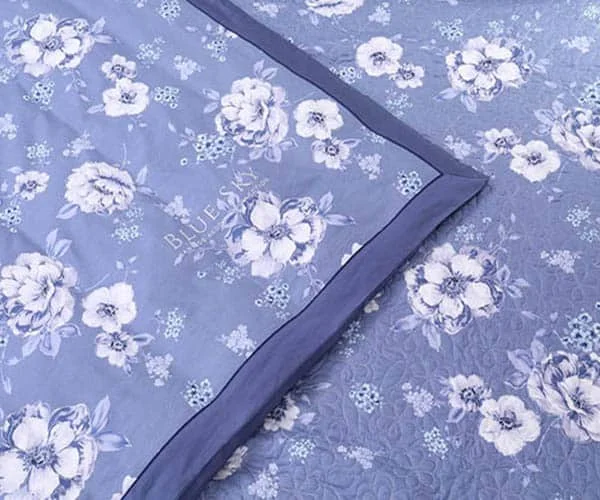Bộ Chăn Ga Gối Blue Sky Cotton T-DL145 1