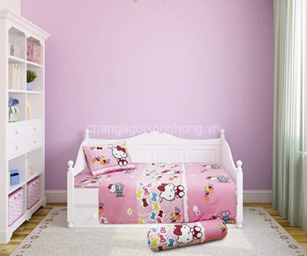 Bộ Chăn Ga Gối Sông Hồng Hello Kitty SH_K15 032