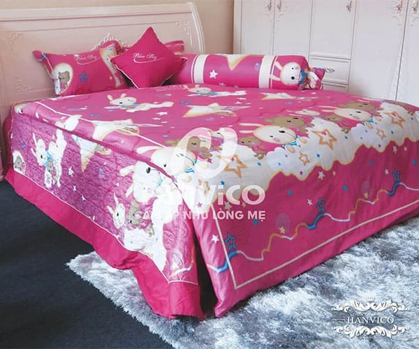 Chăn ga gối Blue Sky Cotton M - DL 92