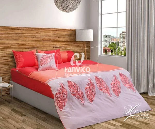 Bộ chăn ga gối Hanvico Blue Sky BS-43