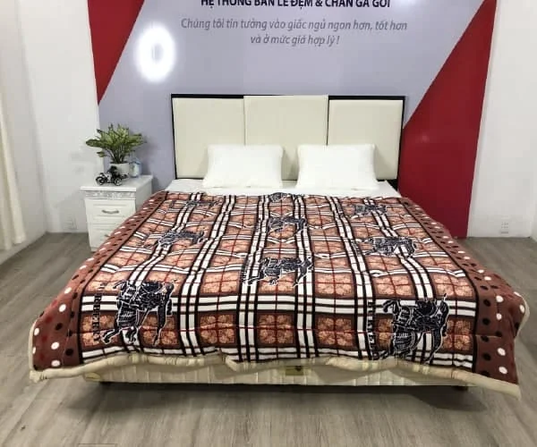 Chăn lông cừu giá rẻ mẫu 3