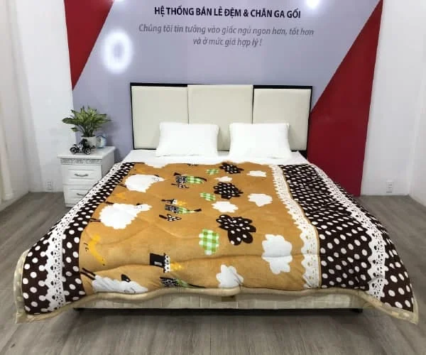 Chăn lông cừu giá rẻ mẫu 4