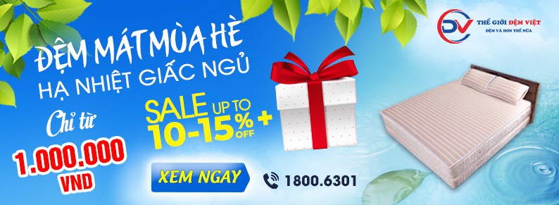 Đệm mát mùa hè - Hạ nhiệt giấc ngủ