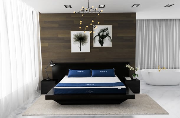 Nệm cao su Liên Á L'a Dome Blue