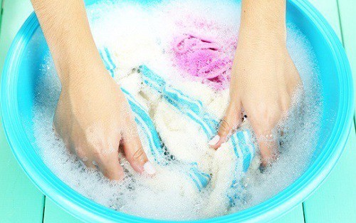 Ngâm vải tc 30 phút trước khi giặt