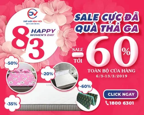 Mừng Quốc Tế Phụ Nữ 8/3 – Sale Cực Đã Quà Thả Ga