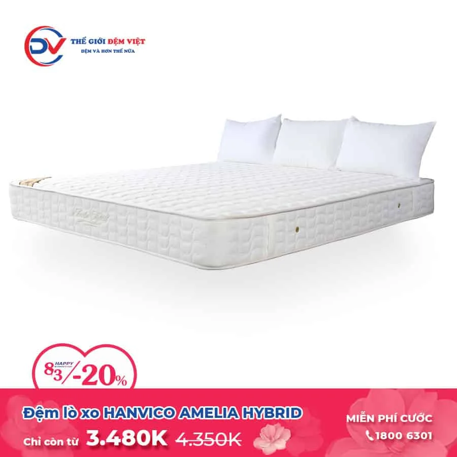 Mừng Quốc Tế Phụ Nữ 8/3 Thế Giới Đệm Việt Khuyến mãi cực lớn