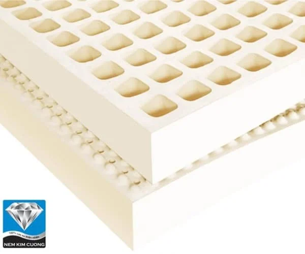 Nệm cao su thiên nhiên Kim Cương Princess Massage