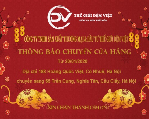 THÔNG BÁO CHUYỂN ĐỊA ĐIỂM CỬA HÀNG