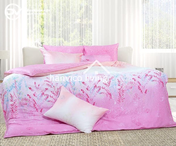 Bộ chăn ga gối đệm Hanvico Tencel LV1