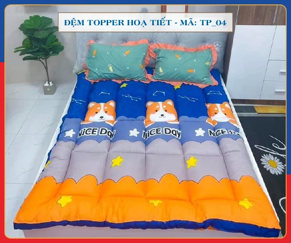 Đệm Topper Hoạ Tiết