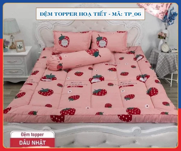Đệm Topper Hoạ Tiết