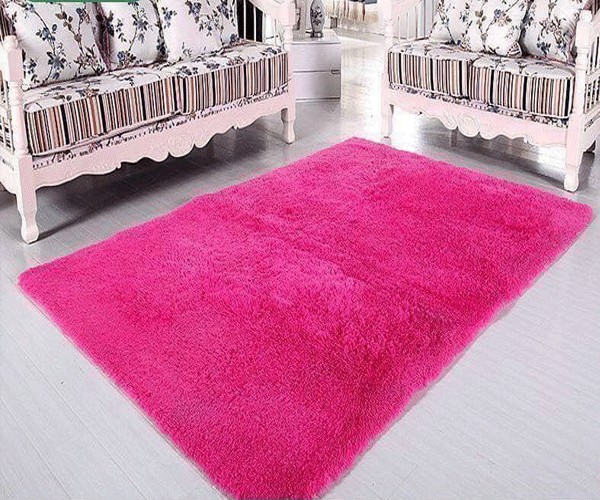 Thảm Lông Dài Đẹp màu hồng