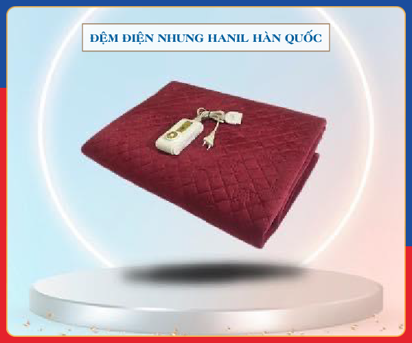 dem-dien-nhung-han-quoc-hanil-01 Đệm Điện Hanil Nhung - Hàn Quốc